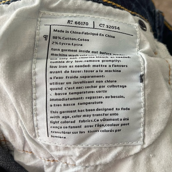 Pilcro And The Letterpress Low Waist Straight Leg Jeans Size 27 - Picture 8 of 8